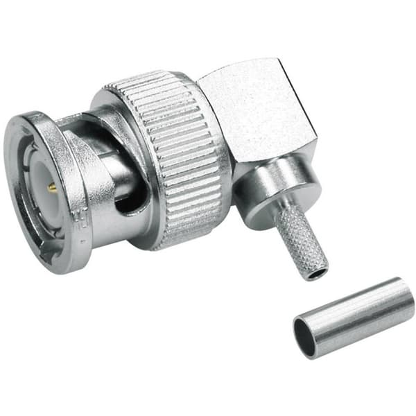 Telegärtner 100023505 100023505 BNC-kontaktdon Kontakt hane vinklad 75 Ω 1 st
