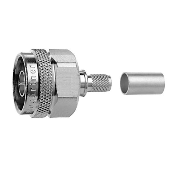 Telegärtner 100023908 100023908 N-kontaktdon Kontakt hane rak 50 Ω 1 st