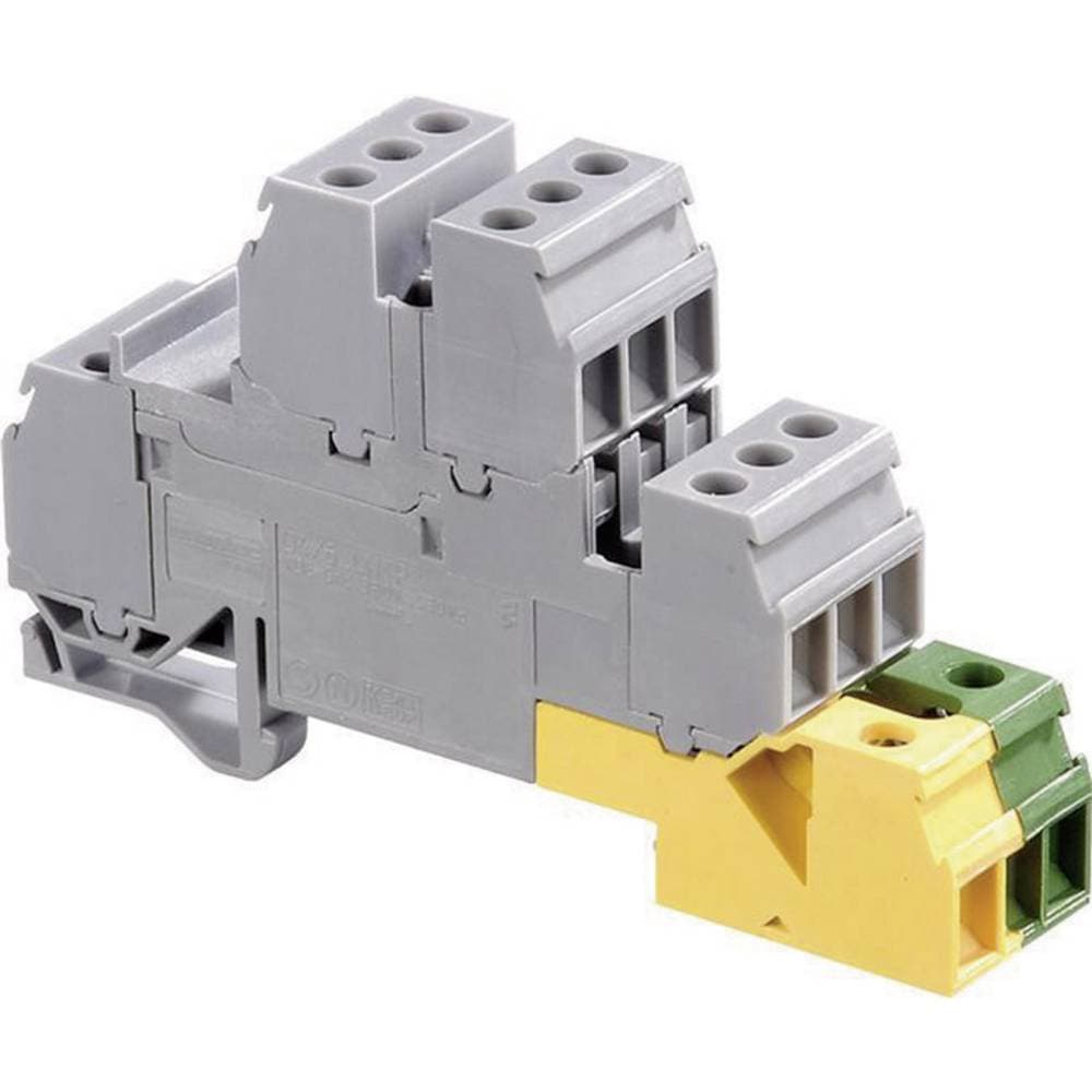 ABB 1SNA 110 332 R2600 Installationsplint 17.8 mm Skruv Beläggning: Terre, L Grå, Grön, Gul 1 st