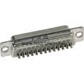 Miniatyrbild 3 av 3: Harting 09670154704 D-Sub honkontakt 180 ° Antal poler: 15 Lödhona 1 st