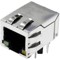 Miniatyrbild 1 av 3: BEL Stewart Connectors MagJack Gigabit Ethernet 8 överförare med LED:er Tab down SI-61001-F Hona inbyggd horinsontell G