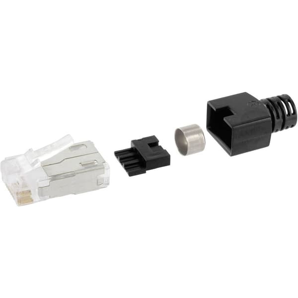 BEL Stewart Connectors SS-39200-006 Modulkontakt skärmad CAT 6 SS-39200-006 Kontakt hane rak Poler: 8P8C Glasklar 1 st