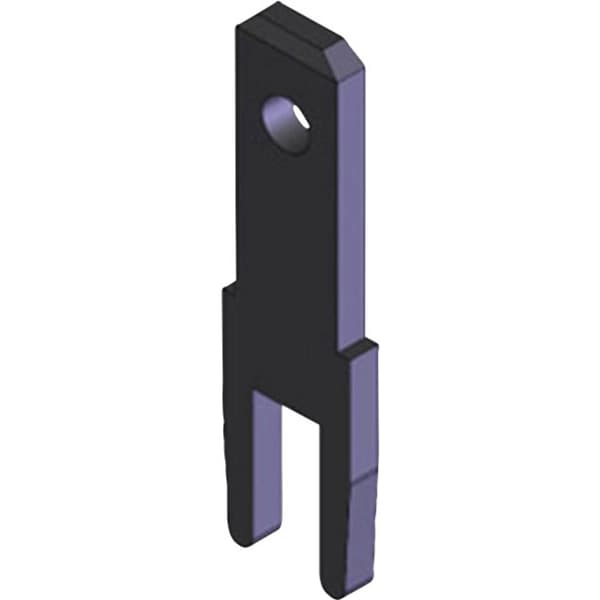 Vogt Verbindungstechnik 3785c08.68 Tungkontakt Anslutningsbredd: 2.8 mm Anslutningstjocklek: 0.8 mm 180 ° Oisolerad Met