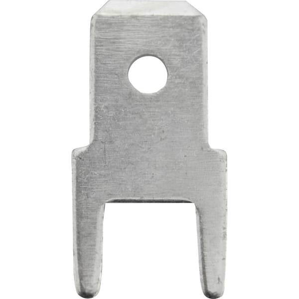 Vogt Verbindungstechnik 382508.28 Tungkontakt Anslutningsbredd: 4.8 mm Anslutningstjocklek: 0.8 mm 180 ° Oisolerad Meta