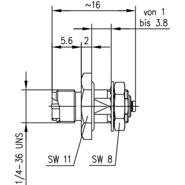 Telegärtner 100024822 100024822 Koaxial Adapter SMA Reverse hona - UMTC-hona 1 st