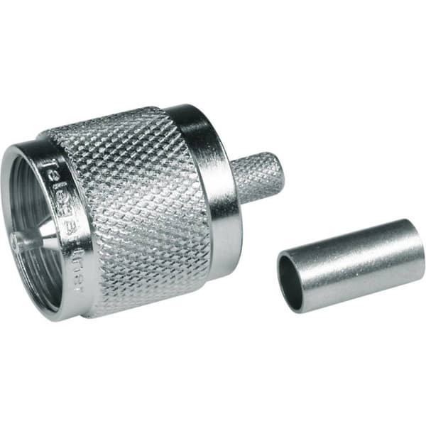 Telegärtner 100024323 100024323 UHF-kontaktdon Kontakt hane rak 50 Ω 1 st