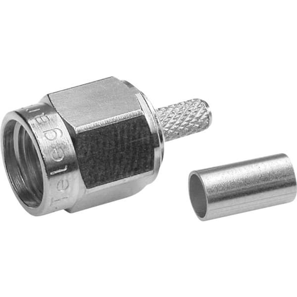Telegärtner 100024597 100024597 SMA-kontaktdon Kontakt hane rak 50 Ω 1 st
