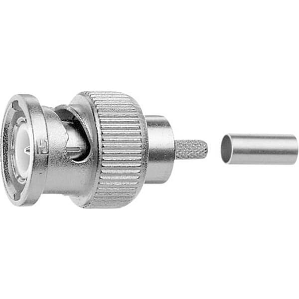 Telegärtner 100023303 100023303 BNC-kontaktdon Kontakt hane rak 50 Ω 1 st
