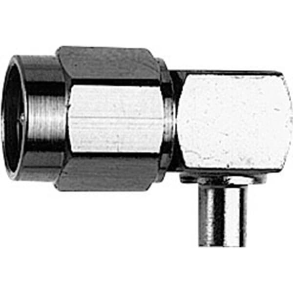 Telegärtner 100024623 100024623 SMA-kontaktdon Kontakt hane vinklad 50 Ω 1 st