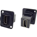 Miniatyrbild 2 av 2: XLR-adapter HDMI A uttag på HDMI A-uttag Adapter inbyggd CP30200G CP30200G Cliff Innehåll: 1 st