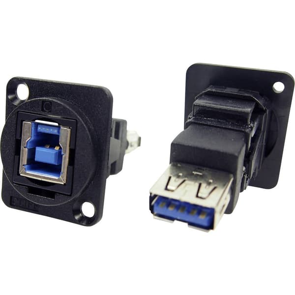 XLR-adapter USB 3.0 B uttag till USB 3.0 A uttag Adapter inbyggd CP30206N CP30206N Cliff Innehåll: 1 st