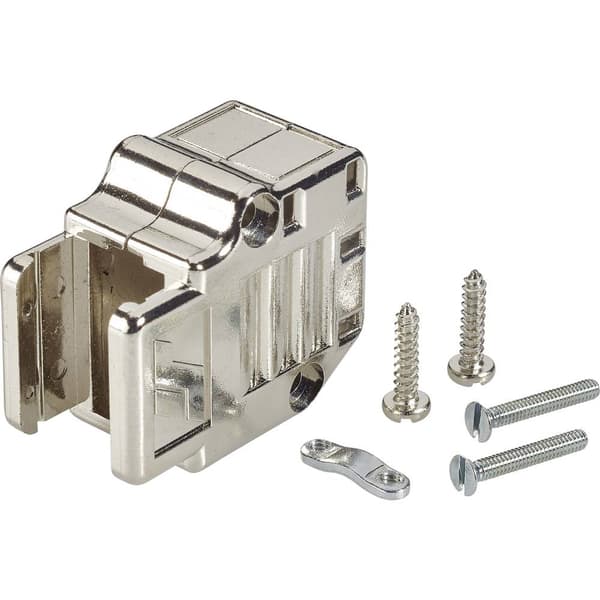 FCI D-SUB 863093C09MLF D-sub hölje Antal poler: 9 Plast, metalliserad 90 ° Silver 1 st
