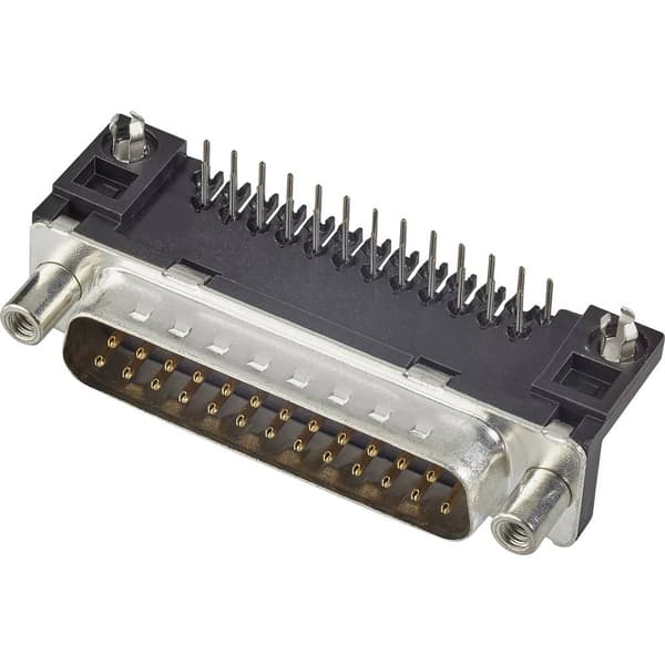 FCI D-SUB D37S13A4GX00LF D-Sub honkontakt 90 ° Antal poler: 37 Krets 1 st