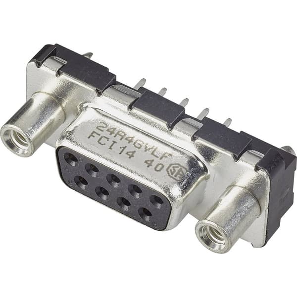 FCI D-SUB D15S24A4GV00LF D-Sub honkontakt 180 ° Antal poler: 15 Krets 1 st