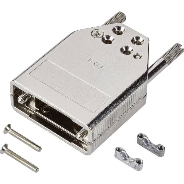 FCI D-SUB 8655MH2511LF D-sub hölje Antal poler: 25 Zink pressgjutning 180 ° Silver 1 st