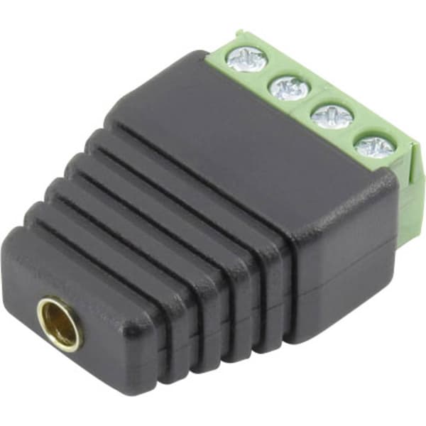 Conrad Components 93013c1126 Labhylsa Koppling rak Stift-Ø: 4 mm Svart 1 st