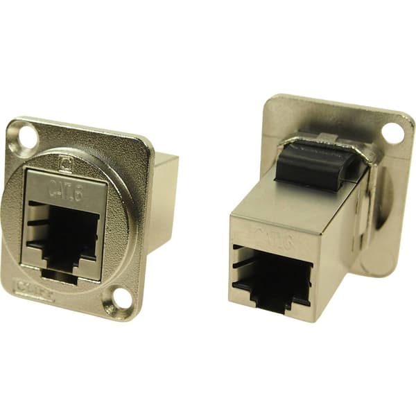 XLR-adapter UTP RJ45 CAT6 Adapter inbyggd CP30222SM Skärmad CP30222SM Cliff Innehåll: 1 st