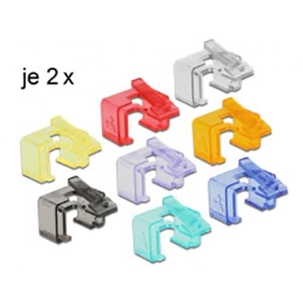 Delock 86420 Delock RJ45 reparationsklämma startpaket 86420 16 st