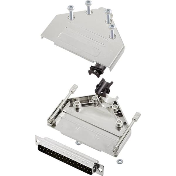 encitech DTPK-M-37-DBP-K 6355-0030-04 D-Sub stiftlist set 180 ° Antal poler: 37 Lödhona 1 set