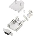 Miniatyrbild 1 av 2: encitech MHDM-09-HDS15-K 6355-0059-11 D-Sub honkontakt set 180 ° Antal poler: 15 Lödhona 1 set