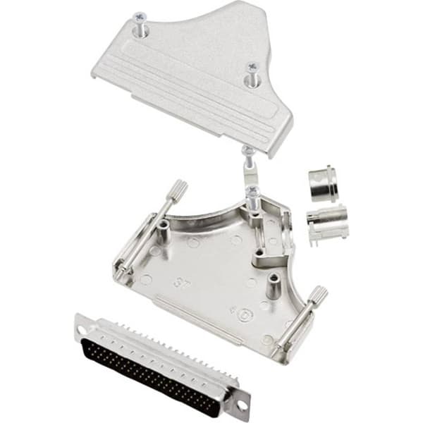 encitech MHDM35-37-HDP62-K 6355-0060-04 D-Sub stiftlist set 45 ° Antal poler: 62 Lödhona 1 set