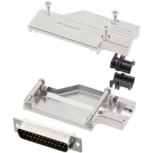 encitech DCMR-FK-25-DBP-K 6355-0065-03 D-Sub stiftlist set 90 ° Antal poler: 25 Lödhona 1 set
