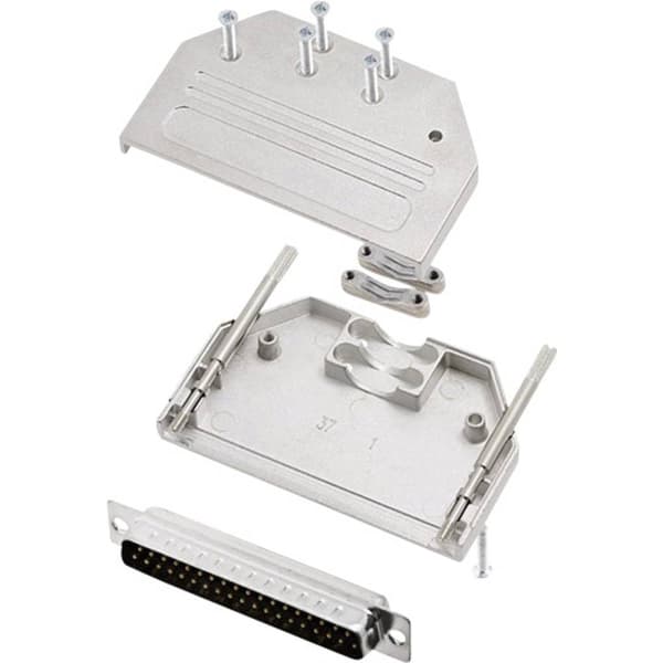 encitech DTZI37-DMP-K 6355-0077-24 D-Sub stiftlist set 180 ° Antal poler: 37 Lödhona 1 set