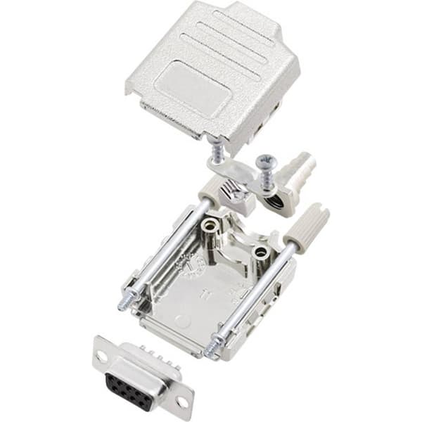 encitech DPPK09-M-DBS-K 6355-0004-11 D-Sub honkontakt set 180 ° Antal poler: 9 Lödhona 1 set