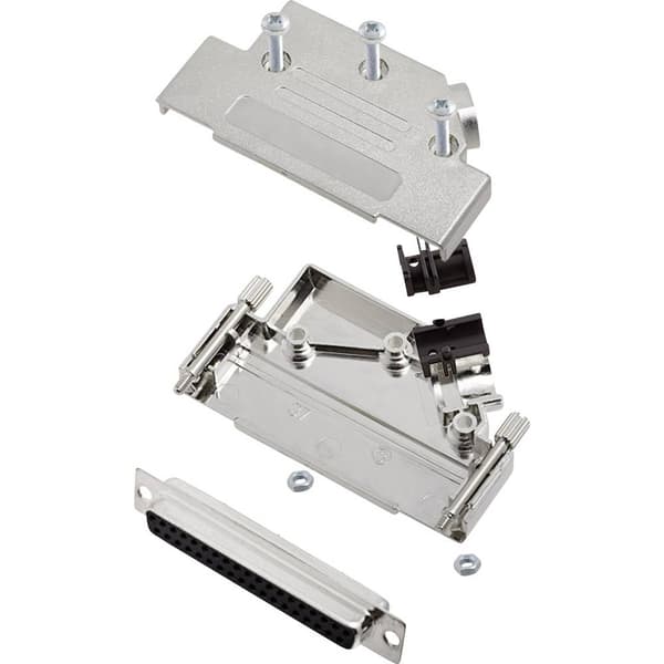encitech D45PK-M-37-DBS-K 6355-0009-14 D-Sub honkontakt set 45 ° Antal poler: 37 Lödhona 1 set