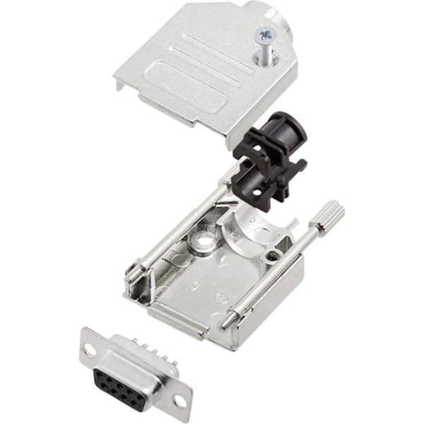 encitech DTZK09-DBS-K 6355-0002-11 D-Sub honkontakt set 180 ° Antal poler: 9 Lödhona 1 set