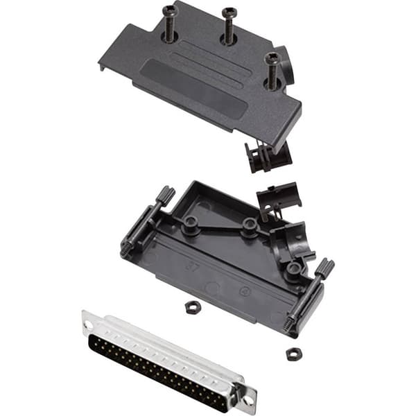 encitech D45PK-P-37-DBP-K 6355-0034-04 D-Sub stiftlist set 45 ° Antal poler: 37 Lödhona 1 set