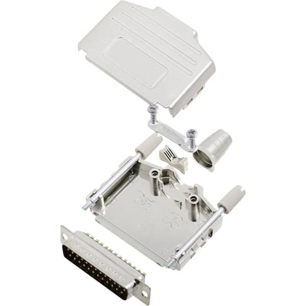 encitech DPPK25-M-DBP-K 6355-0004-03 D-Sub stiftlist set 180 ° Antal poler: 25 Lödhona 1 set