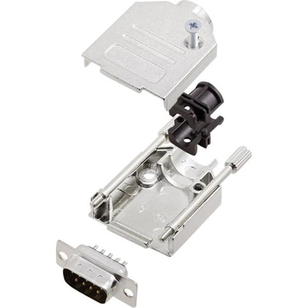 encitech DTZK09-DBP-K 6355-0002-01 D-Sub stiftlist set 180 ° Antal poler: 9 Lödhona 1 set