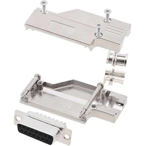encitech DCMR-FK-09-DBS-K 6355-0065-11 D-Sub honkontakt set 90 ° Antal poler: 9 Lödhona 1 set