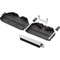 Miniatyrbild 1 av 2: encitech DPPK37-BK-DBP-K 6355-0001-04 D-Sub stiftlist set 180 ° Antal poler: 37 Lödhona 1 set