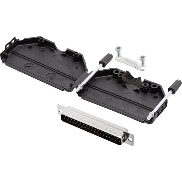 encitech DPPK37-BK-DBP-K 6355-0001-04 D-Sub stiftlist set 180 ° Antal poler: 37 Lödhona 1 set
