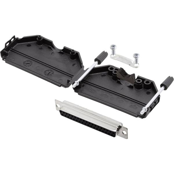 encitech DPPK37-BK-DBS-K 6355-0001-14 D-Sub honkontakt set 180 ° Antal poler: 37 Lödhona 1 set