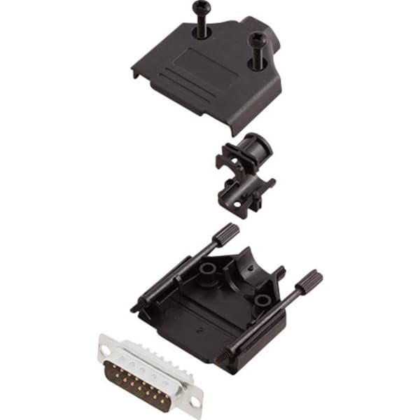 encitech DTPK-P-15-DMP-K 6355-0033-02 D-Sub stiftlist set 180 ° Antal poler: 15 Lödhona 1 set