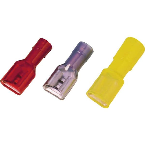 Weidmüller 1491940000 Flatstifthylsa Anslutningsbredd: 6.3 mm Anslutningstjocklek: 0.8 mm 180 ° Helisolerad Blå 100 st