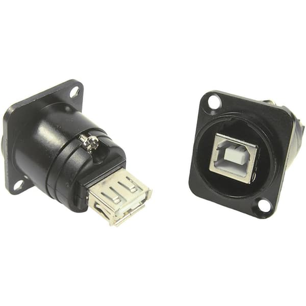 XLR-adapter USB A uttag till USB B. Adapter inbyggd CP30115 Cliff Innehåll: 1 st