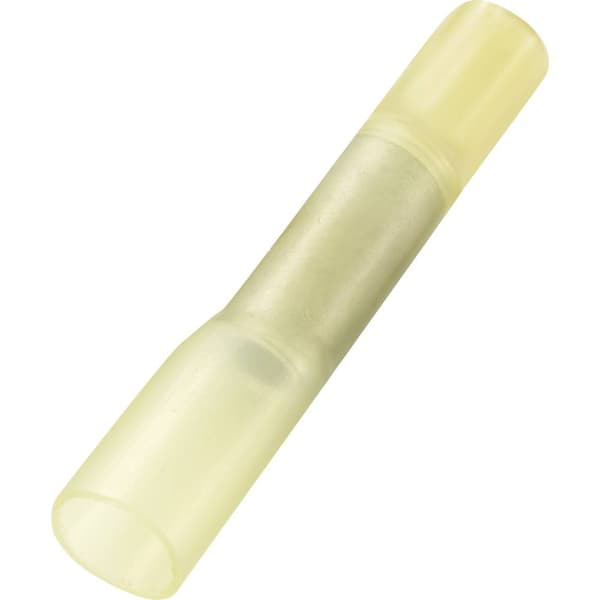 TRU COMPONENTS 739142 Skarvdon med krympslang 4 mm² Helisolerad Gul 30 st