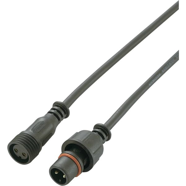 Vattentät anslutning med kabelpoler: 2 kontakter och uttag med vardera 50 cm kabel i bägge ändarna 5 A 739653 1 st.
