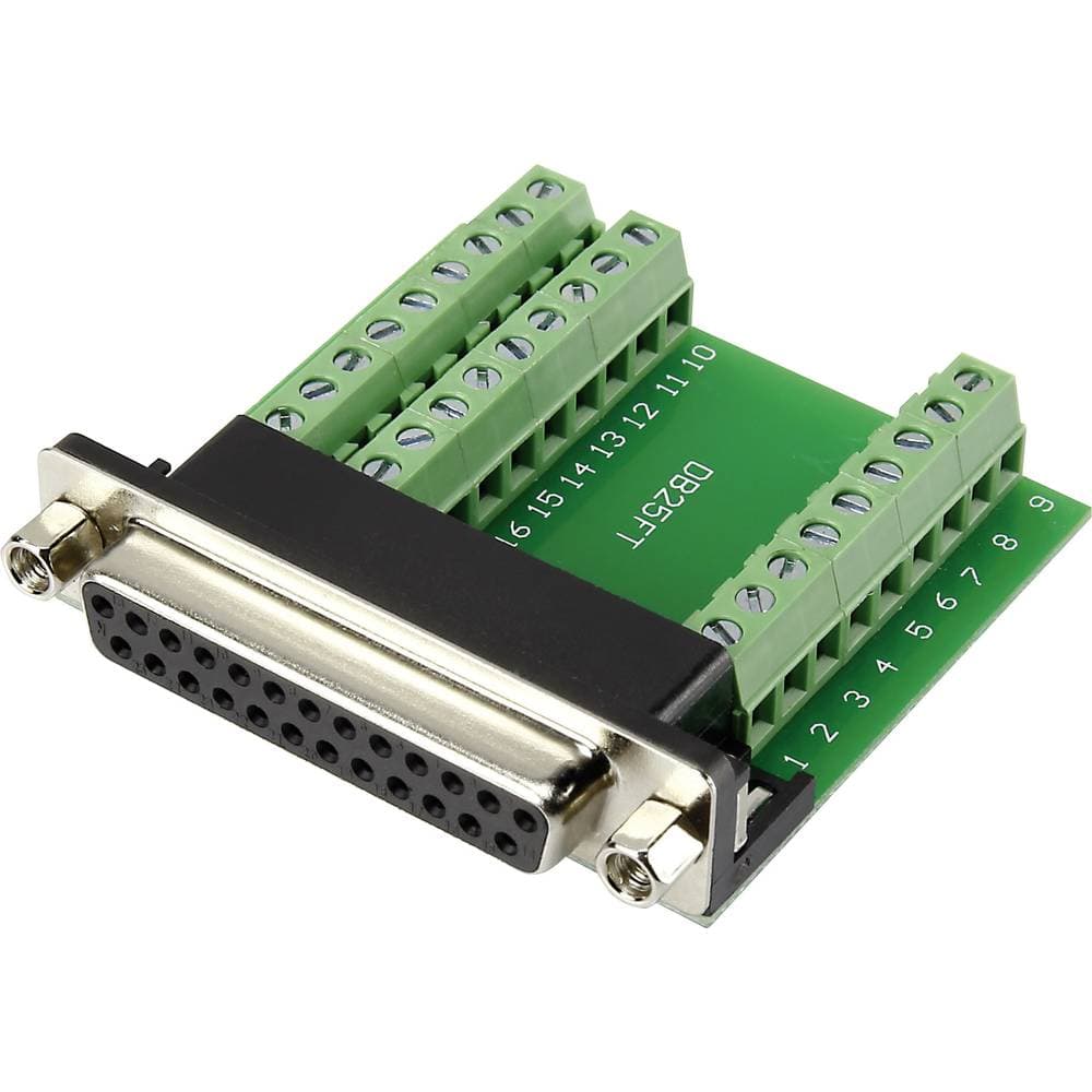 TRU COMPONENTS 1282791 DSUB25F-27TB-3 D-Sub anslutning 90 ° Antal poler: 25 Skruv 1 st