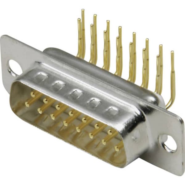 TRU COMPONENTS 1579048 D-Sub stiftlist Antal poler: 15 Lödning 1 st
