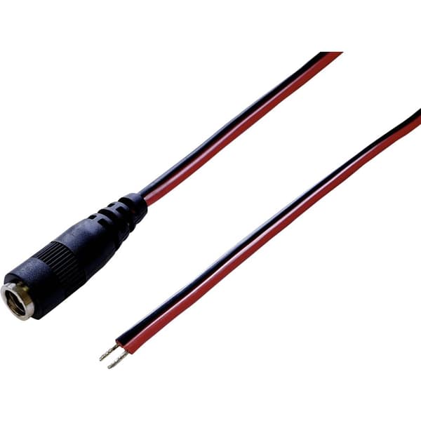 TRU COMPONENTS DC-kabel DC-hylsdon - Öppen ände 5.5 mm 2.5 mm 2.5 mm 2.00 m 1 st