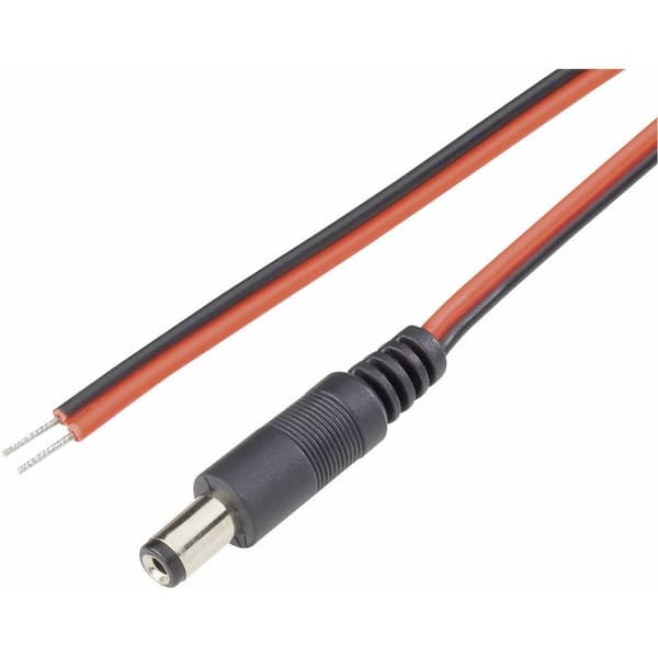 TRU COMPONENTS DC-kabel DC-stiftdon - Öppen ände 4 mm 1.7 mm 1.7 mm 2.00 m 1 st