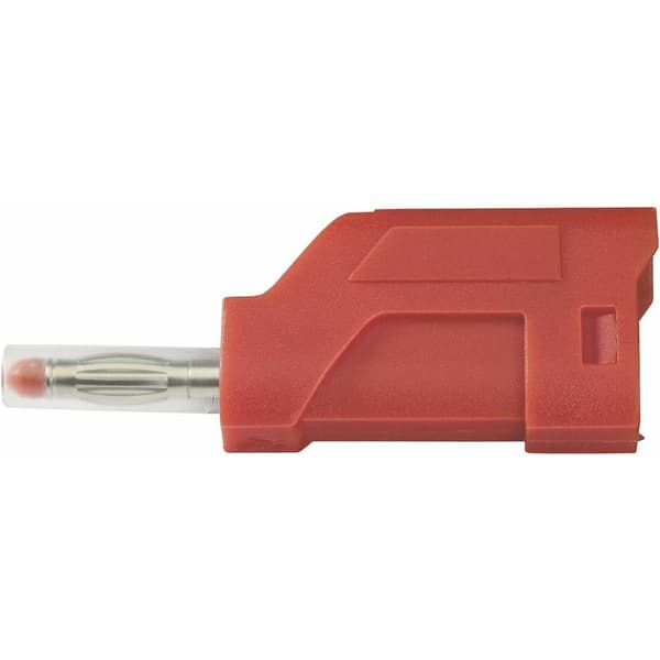 TRU COMPONENTS TC-R8-104 R Laminerade pluggar Kontakt hane rak Stift-Ø: 4 mm Röd 1 st