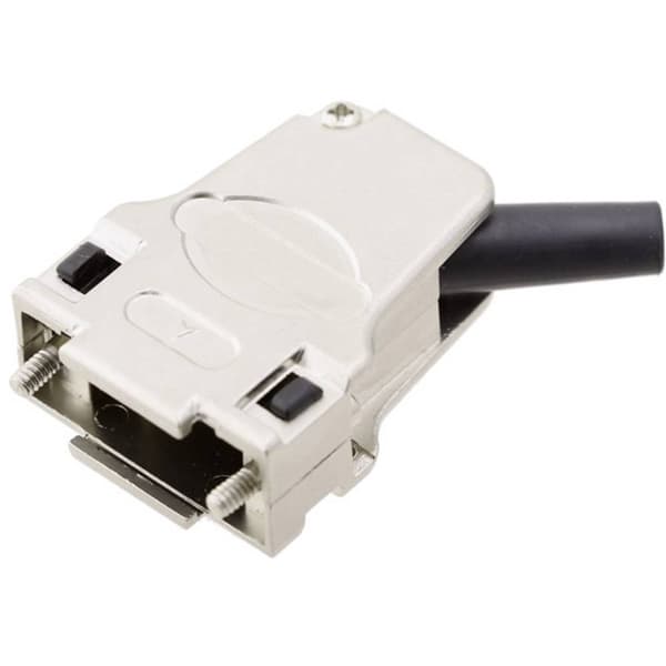 encitech D45ZF09-RG-K 7960-0206-11 D-sub hölje Antal poler: 9 Helmetall 45 ° Silver 1 st