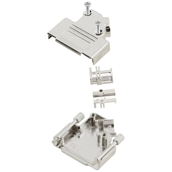 encitech D45ZK25HI-K 6560-0706-13 D-sub hölje Antal poler: 25 Helmetall 45 ° Silver 1 st