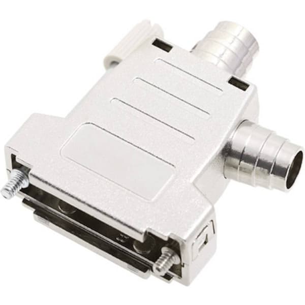 encitech DSSK-M-15-L-K 6260-0106-02 D-sub hölje Antal poler: 15 Plast, metalliserad 180 °, 45 ° Silver 1 st
